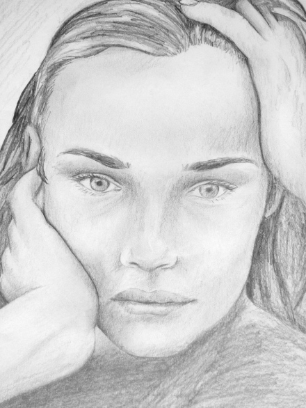 Portrait with Pencil